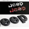 For JEEP Wrangler Tj Jk Jl Grand Cherokee Commander Renegade Liberty Compass Patriot Car Front Trunk Side Emblem Metal Sticker