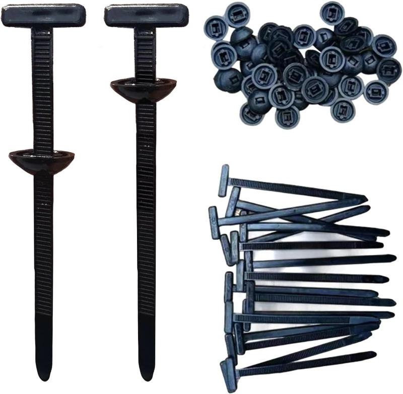 5/10/20/50pcs Nylon Universal Cable Tie Buckle Pin and Button Zip Ties Self-Locking Fixed Cables Zip Tie Wire Fastening Straps