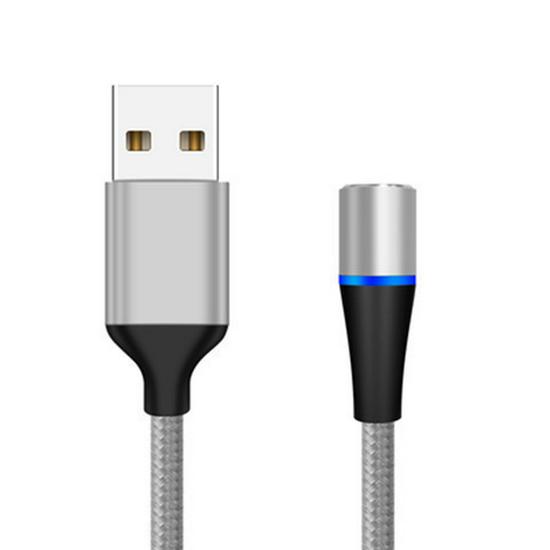 

Магнитный кабель для передачи данных 3-в-1 с супербыстрой зарядкой 5 А и круглой головкой