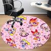 1pc Powerpuff Girls Office Round Area Rug, Under Office Chairs Bedroom Living Room Home Decor  a1022217
