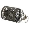 Iron Candle Holder European Retro Iron Rust   Elegant   Vintage Candle Holder for Outdoor Terrace Party