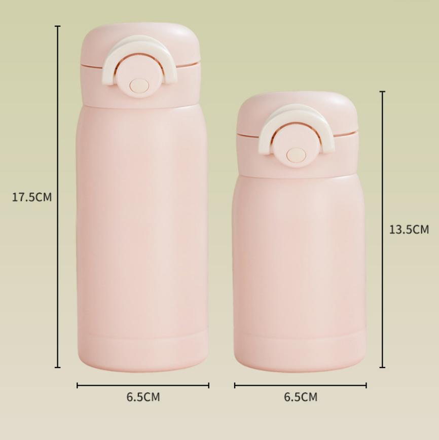 Mini Kubek Termosowy 220ml/350ml Kubek Kieszonkowy Termiczny Kubek do Kawy ze Stali Nierdzewnej Termos Izolowany Butelka na Gorącą Wodę na Zimę