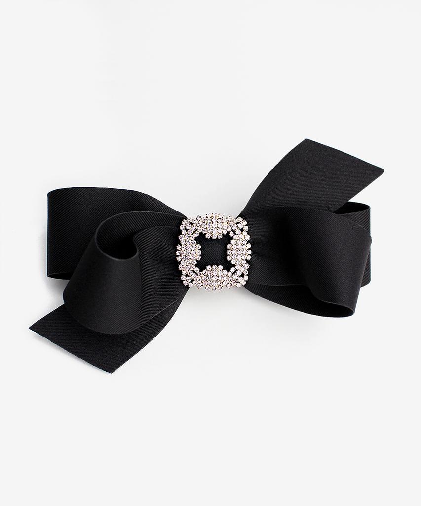 Racoha Black Elizabeth Big Ribbon Hairpin