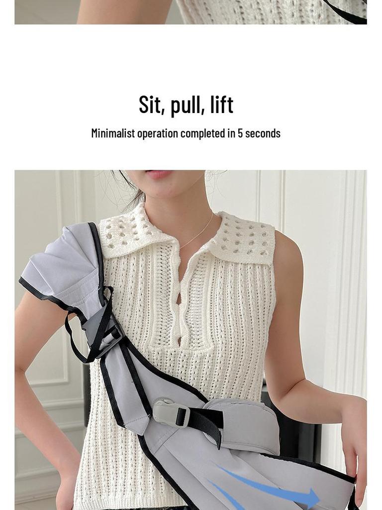 Children's Anti-Backward Hip Seat with Safe Lumbar Support and CPC Certification