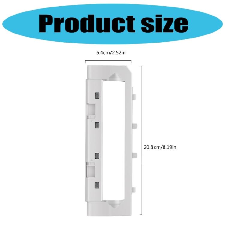 Replacement Main Brush Cover Vacuum Cleaner Accessory Main Brush Case Replacement Part ABS Texture for Robot Vacuum