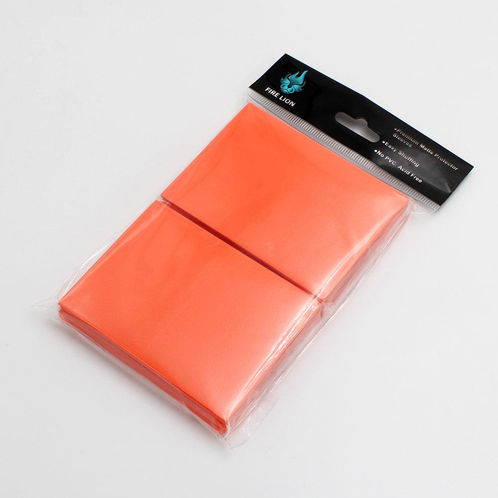 100PCS 66*91mm Penny Color Matte Katana Trading Card Sleeve Holder TCG Cards Protector for MTG Card Baseball card Sleeves