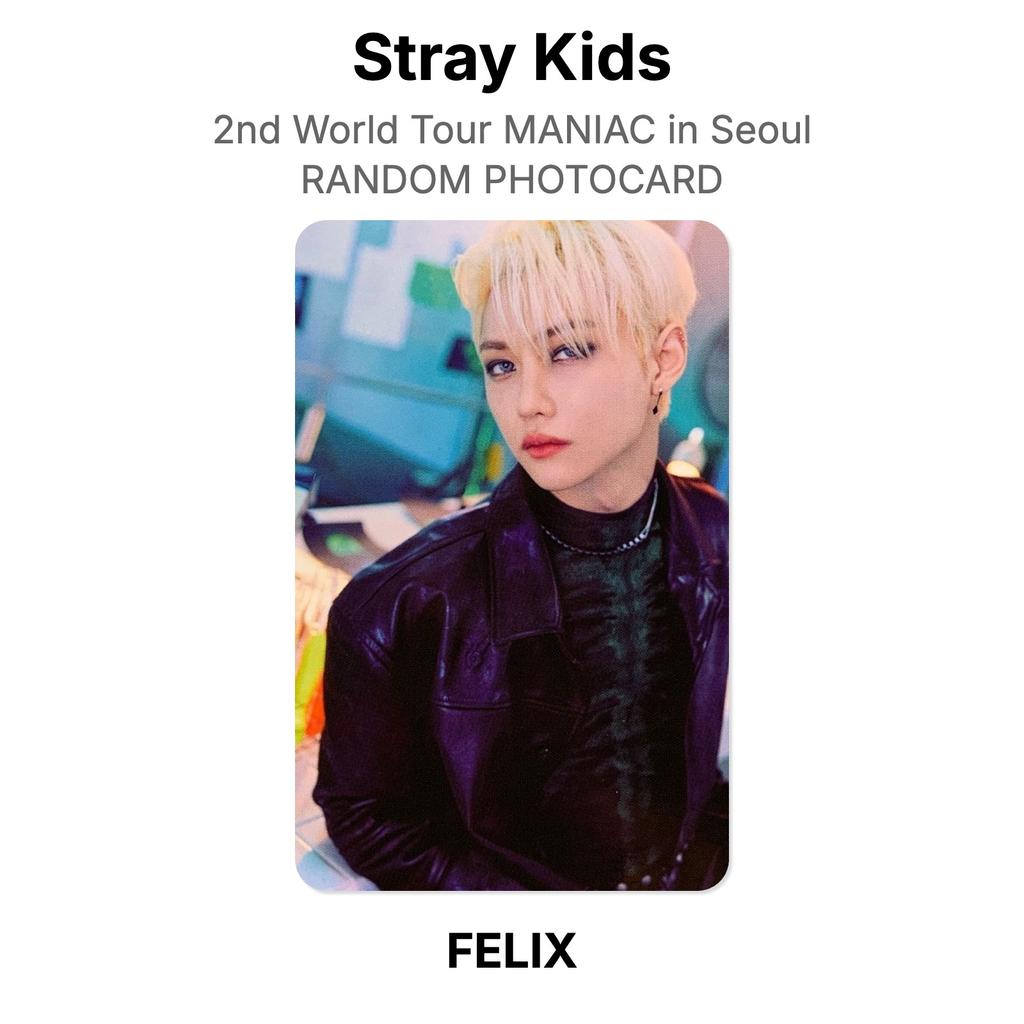 Stray Kids 2nd World Tour MANIAC In Seoul RANDOM PHOTOCARD Official Photocard