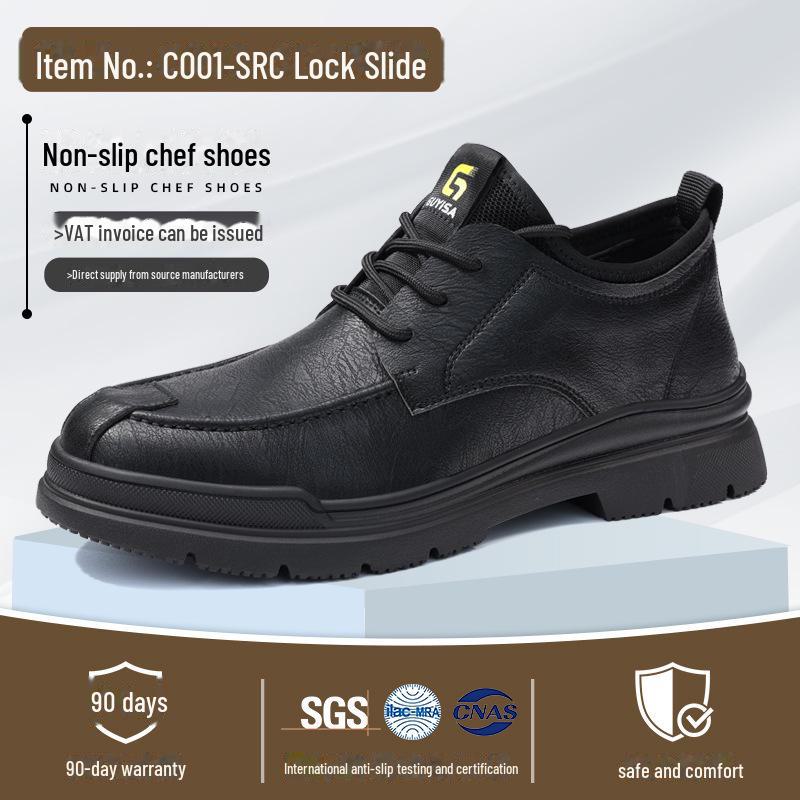2025 Chef Shoes: Wear-Resistant, Lightweight, Comfortable, Waterproof, Oil-Proof, Non-Slip for Hotel Kitchen Work
