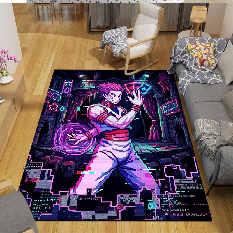 Hisoka Home Sofa Decoration for Living Room & Bedroom, Non‑Slip Play Flannel Floor Mat for Game Room