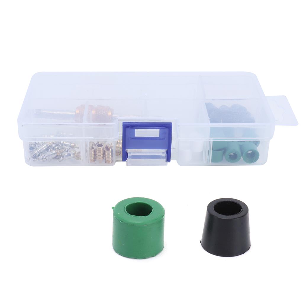 51 Stück/Set Klimaanlagen-Ventilkern-Ausbauwerkzeug Dichtung A/C-Reparaturwerkzeug für R410/R22