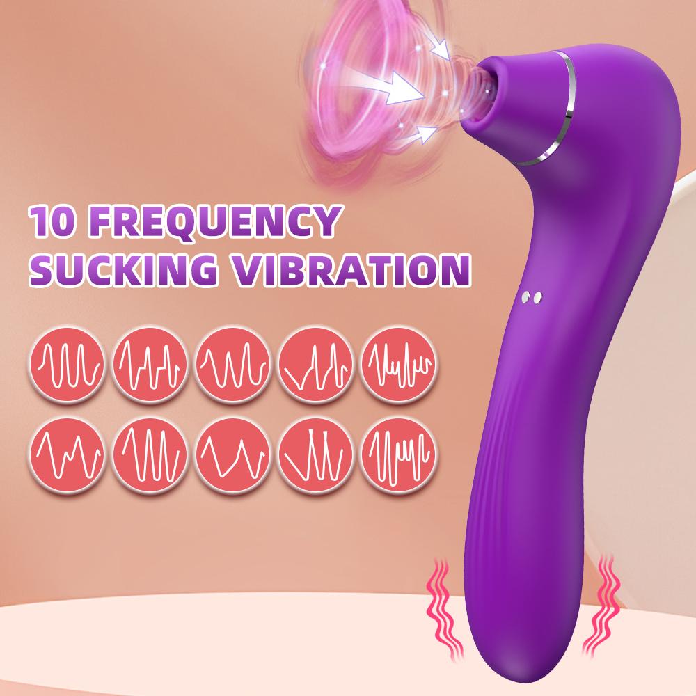 Female Sucking Vibrator Clitoris Stimulator G Spot Dildo Nipple Oral Blowjob Vacuum Clit Sucker Adult Sex Toys for Women