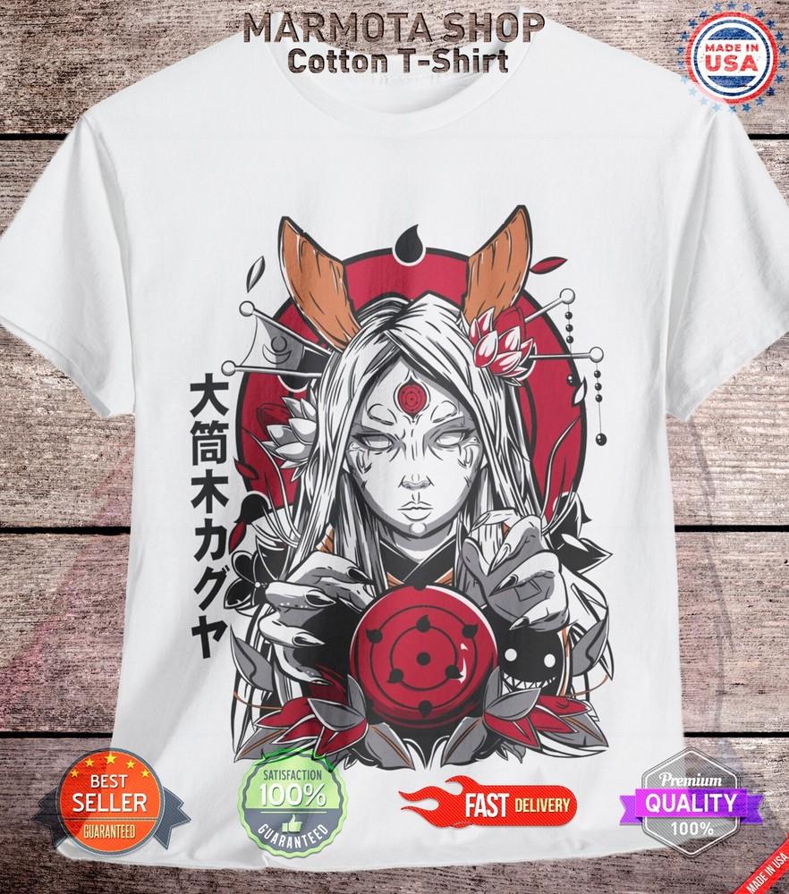 

Kaguya Otsutsuki T-Shirt Naruto Madara Sasuke Kakashi Anime Unisex Tee Shirt 4XL