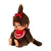Sekiguchi Monchhichi Premium Standard SS Brown Plush Doll 14cm X 9cm X 7cm