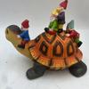 1 Stück Schildkröten-Gnom-Statue, Kunstharz-Kunsthandwerk für den Garten im Freien, Feengarten-Kunstornamente, Landschaftsbau-DIY-Gartenskulpturen, für Hof, Rasen, Balkon, Heimdekoration