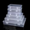 Hardware Parts Box, Large Rectangular Transparent Packaging Box, Small Object Storage Box, Covered Pp Plastic Tool Accessory Box.