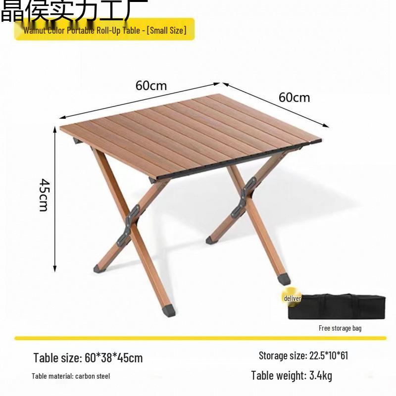 Tragbares Outdoor-Klapp-Campingtisch- und Stuhlset