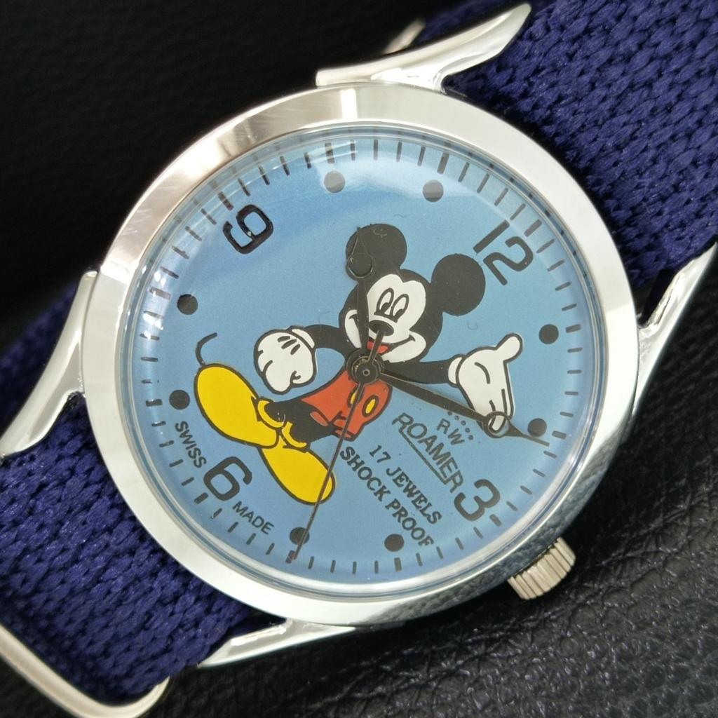 

HAND-WINDING VINTAGE SWISS MENS REFURBISHED BLUE COLOR DIAL WATCH a707205-1