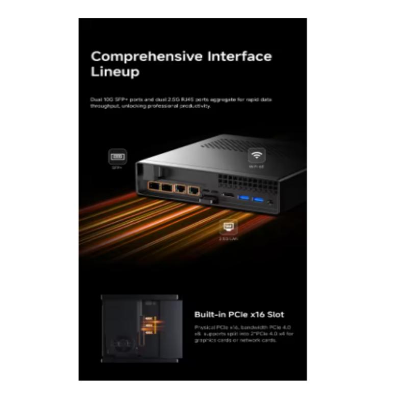 MINISFORUM MS-A2 Mini PC AMD Ryzen 9 9955HX/7940HX Windows 11 DDR5 PCIe SSD WIFI6E BT5.2 Dual 10G SFP+ Gaming MINI PC Computer