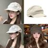 Artistic Beret Hat Womens Summer Breathable Polyester Sun Protection Fashion Casual