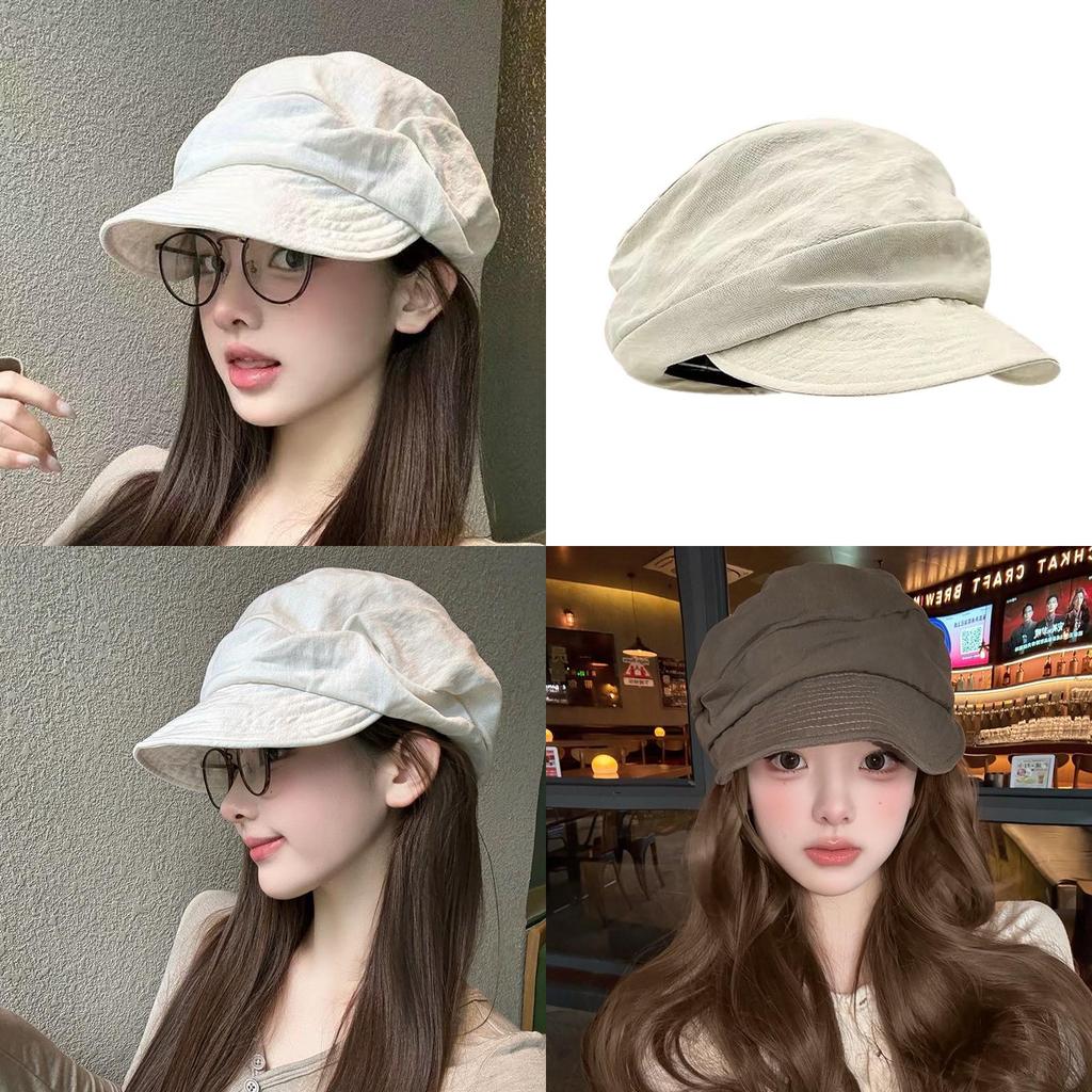 Artistic Beret Hat Womens Summer Breathable Polyester Sun Protection Fashion Casual
