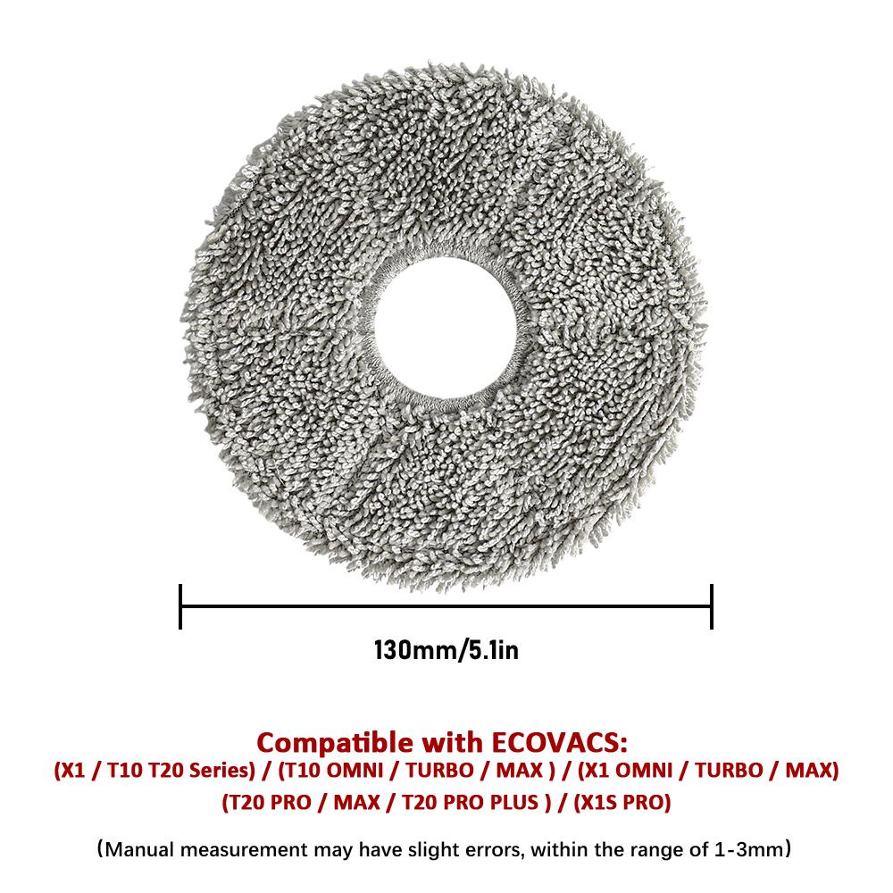 Panno Mocio Per Ecovacs X1 X2 X5 T10 T20 T30 Pro Omni T30 OMNI T30 MAX T30S T20 Omni T50 Pro Omni N30 Pro N30 Omni N50 Aspirapolvere Robot Ricambi
