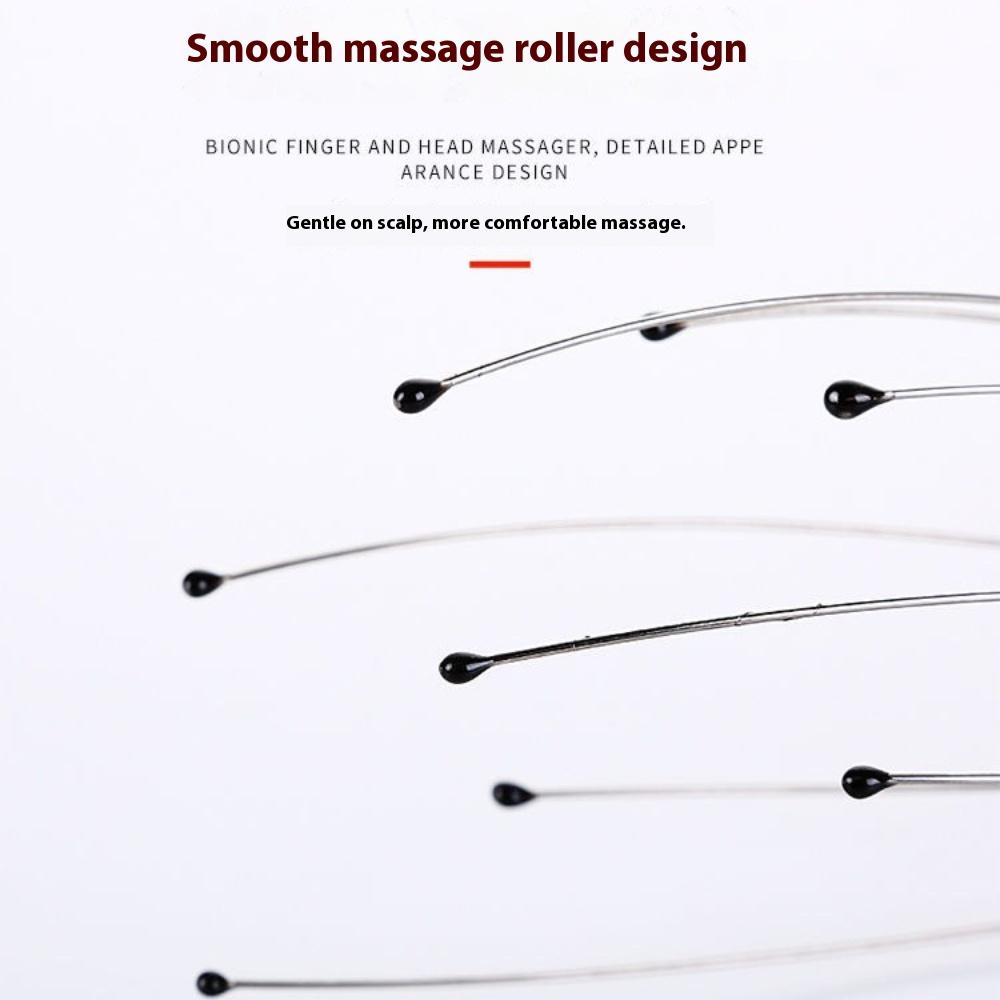 Massageador de cabeça de polvo, extrator de alma, agarrar e ingerir, artefato de coçar a cabeça, coceira no couro cabeludo, meridianos coçando o topo da cabeça