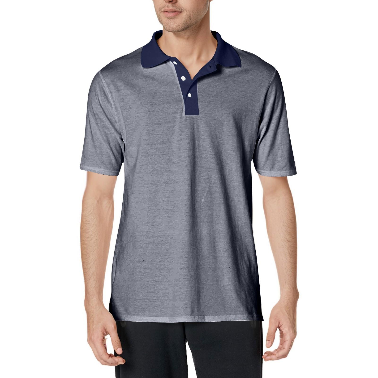 

Чоловіча футболка з коротким рукавом з м якої бавовни з коміром M