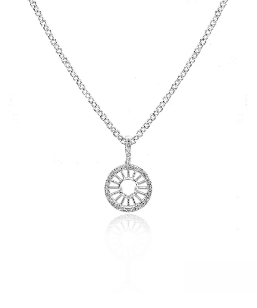 G_Rade Wheel Compass Necklace
