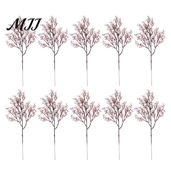 Vivid Atmosphere Room Ornaments 10Pcs Babys Breath Artificial Flowers, Real Touch Fake Silk Flowers Versatile Vase Flower Fillers for Home Indoor