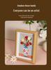 DIY Birthday Gift Kit: Handmade Rose Flower Ornaments & Photo Frame Materials
