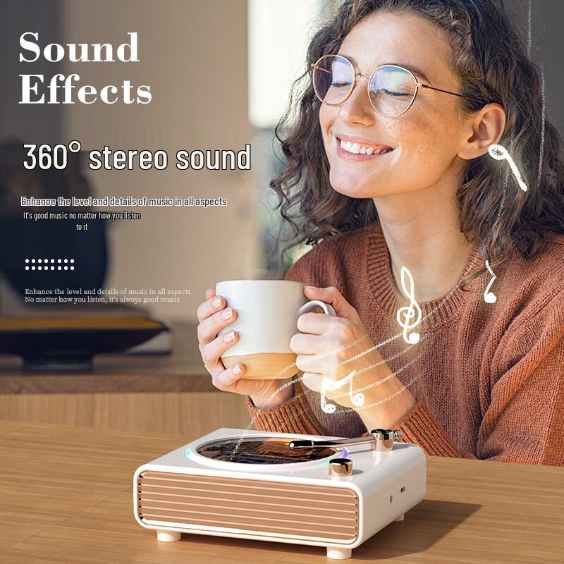 High-Quality Retro Bluetooth Speaker for Home, Camping, or Birthdays