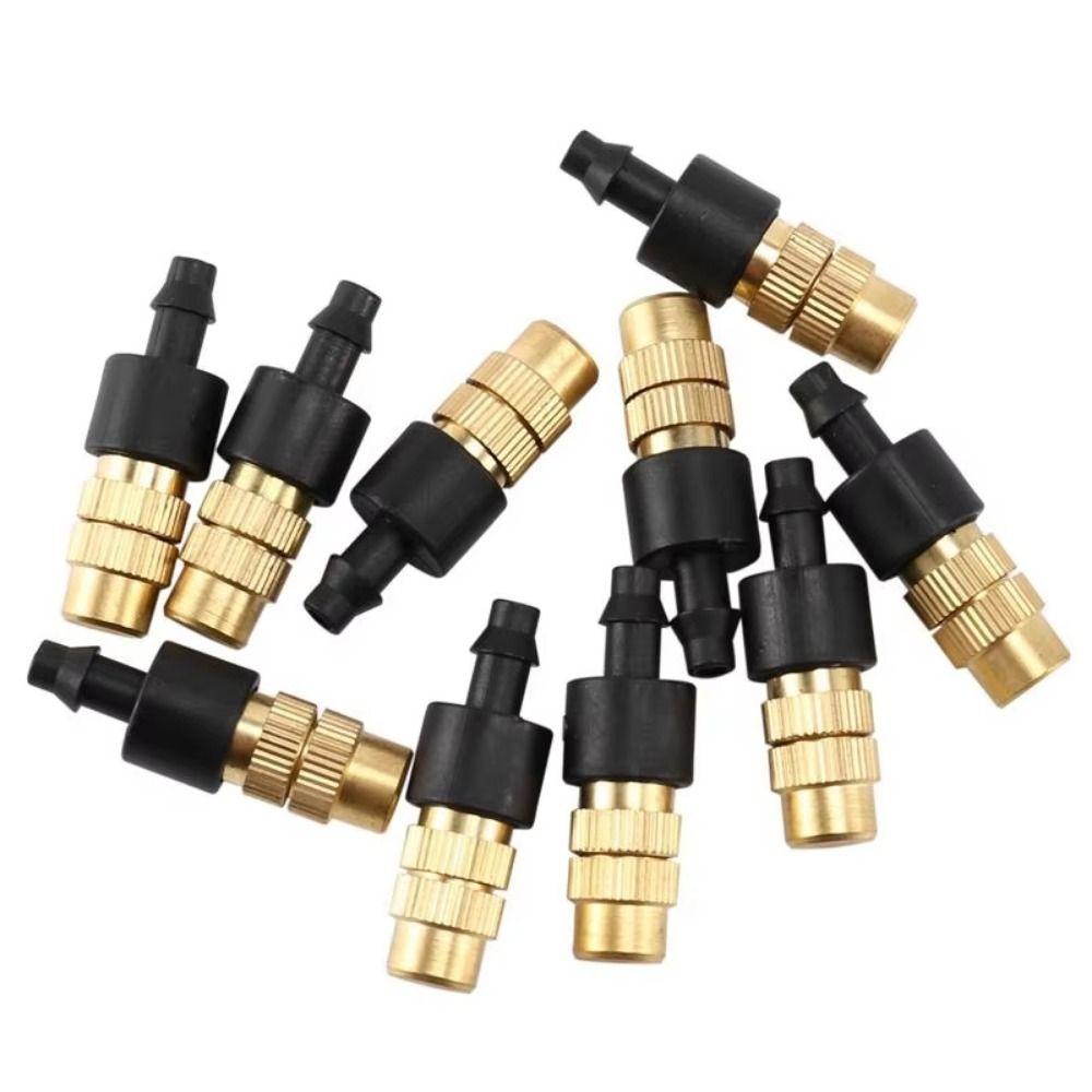 10Pcs Atomizing Design Atomizer Nozzle Brass Construction Garden Sprinklers  Agriculture Use