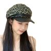 Neue Frühherbst Leopardenmuster Temperament Retro Baskenmütze Damen Koreanischer Stil Modisch Vielseitig Modische Achteckmütze