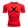 Casual Breathable Compression Moisture-Wicking T-shirt Men Gym Workout Running Undershirt High Elasticity Sport Quick Dry Tee Tops Activewear
