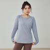 Women's Long-Sleeve Breathable Yoga & Running T-Shirt - Spring/Autumn Fitness Top