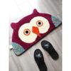 Cartoon Cat Faux Cashmere Non-Slip Mat: Water-Absorbent Floor Rug for Bathroom, Living Room, Cute Decoration & Cushion