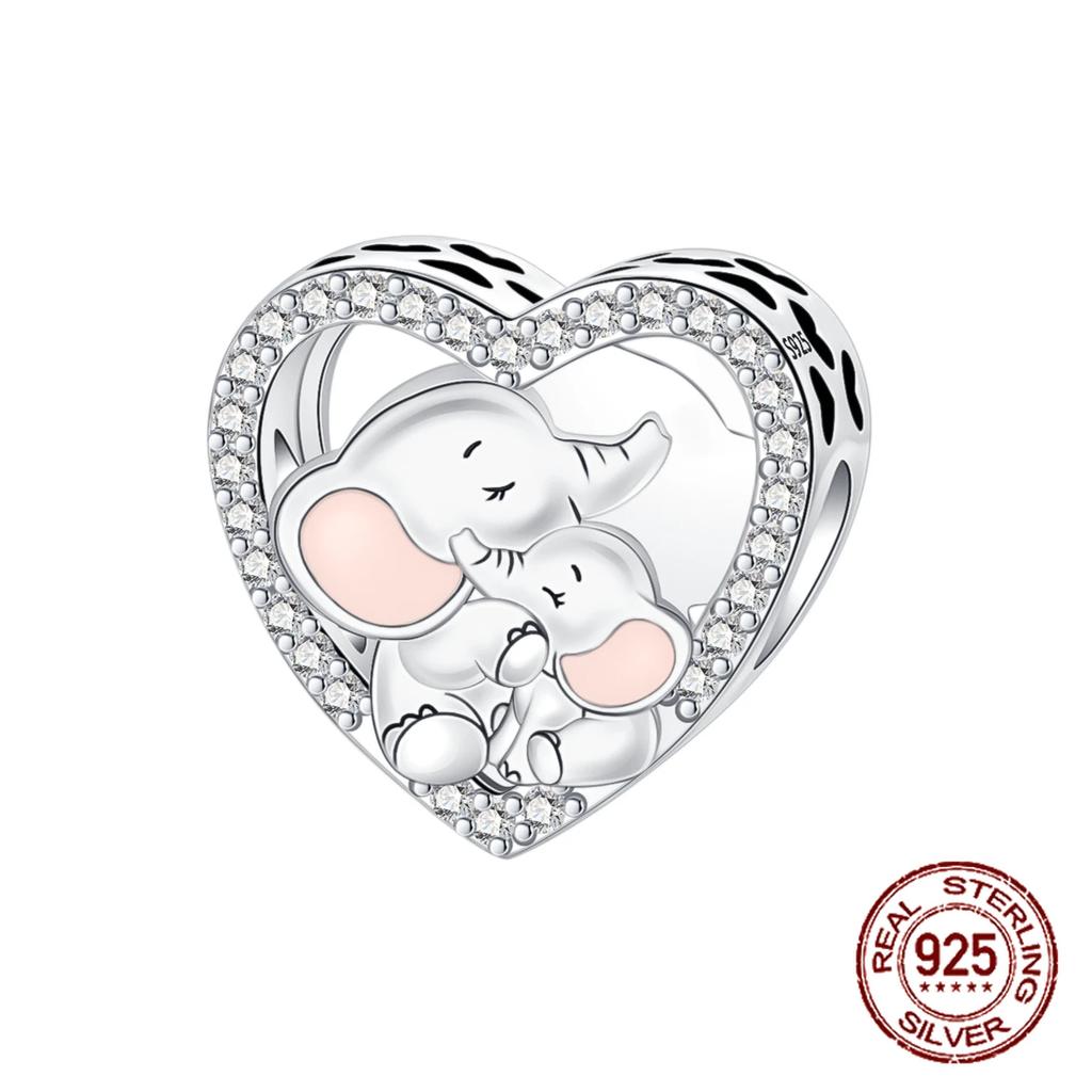 925 Silver Family Grandma Love You Mother Beads Pandent Charm Fit 4MM Hole Diameter Bracelet DIY Bead Ms Jewelry Gift