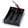1/2/3/4 Slot 18650 Battery Holder Box 3.7V Battery Storage Case Plastic Cell Container with Connect Wires 18650 Parallel Battery
