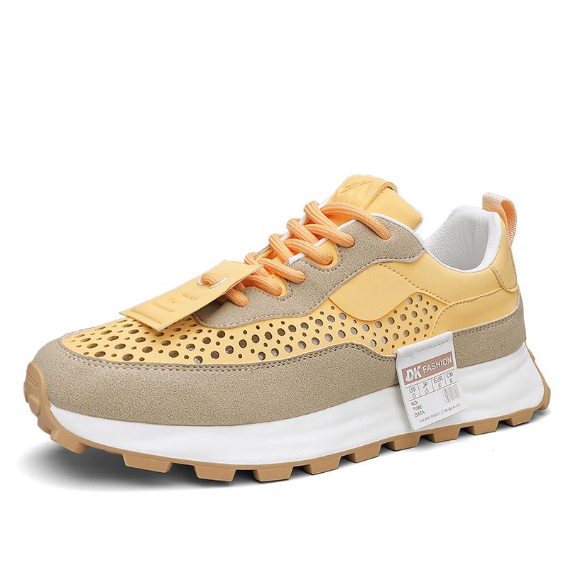 

Новые спортивные прогулочные кроссовки, мужские дышащие повседневные парусиновые туфли, мужские удобные модные кроссовки для бега, мужские мягкие туфли на плоской подошве 43 оранжевый