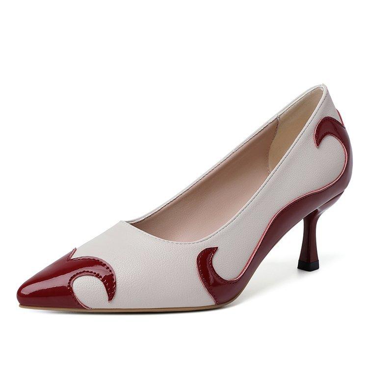 Fashion High Heels Women 2025 Spring Summer New Fashion Versatile Pointed Stiletto Professional Banquet Women Single Shoes Tacones altos