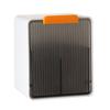Wall-Mounted Cotton Swab and Pad Storage Box with Flip Cover - Perfect for Makeup Removers, Hair Ties, and Scrunchies