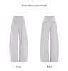 Women's Elastic Waist Cropped Wide-Leg Casual Pants - 2026 Spring/Summer Collection, Versatile Lazy Style, Loose Slimming Fit