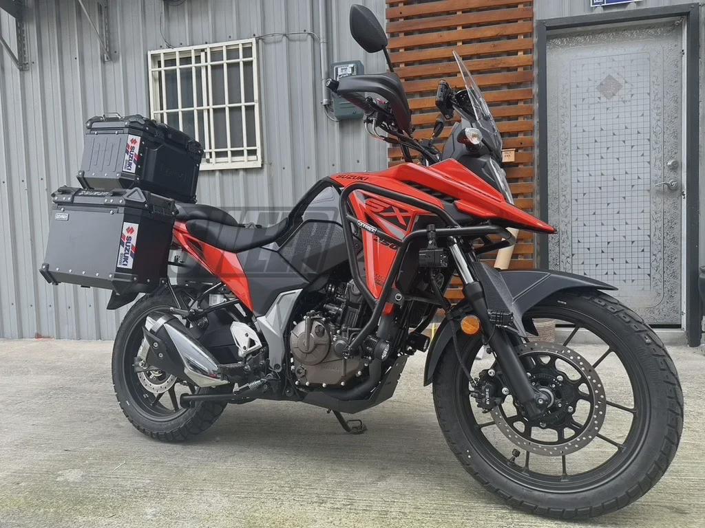 35L Black Warrior Waterproof Aluminum Motorcycle Side Box Set: Includes 18L Quick Release Anti-collision Side Box