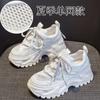 Daddy Shoes Women's White 2025 New Spring and Summer Student Versatile Shoes Ins Tide Increases Little White Women's Shoes Tide