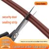Selbstklebende I-förmige Holztürdichtungsleiste: Schallundurchlässig, Antikollision, Winddicht, Warm.