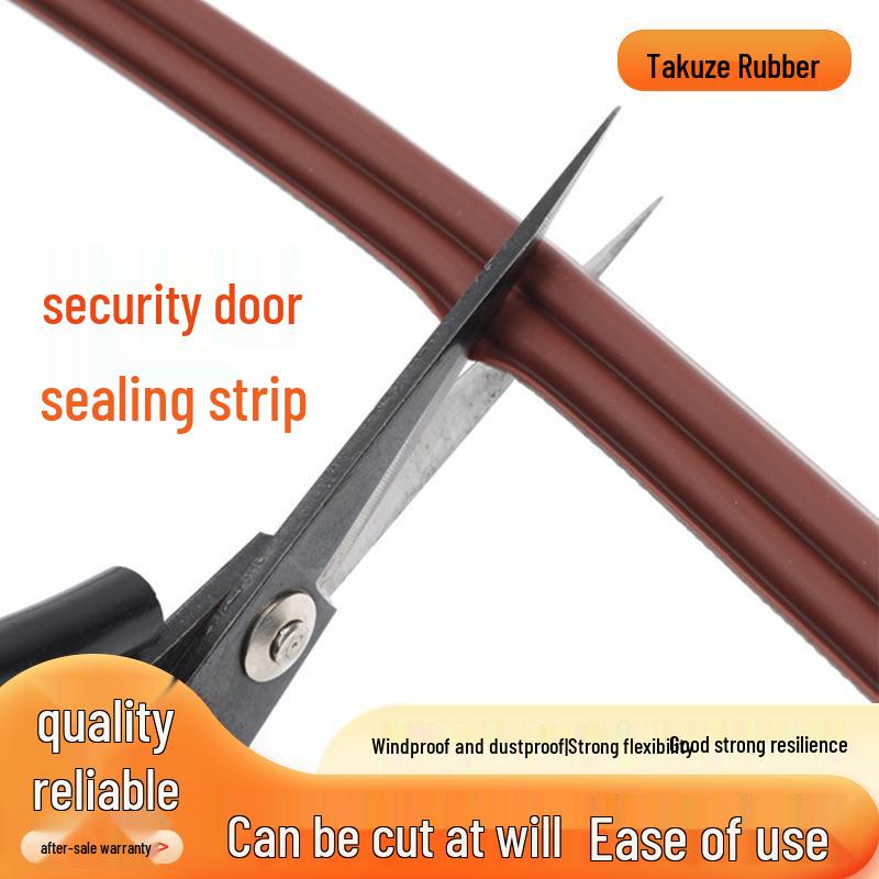 Selbstklebende I-förmige Holztürdichtungsleiste: Schallundurchlässig, Antikollision, Winddicht, Warm.