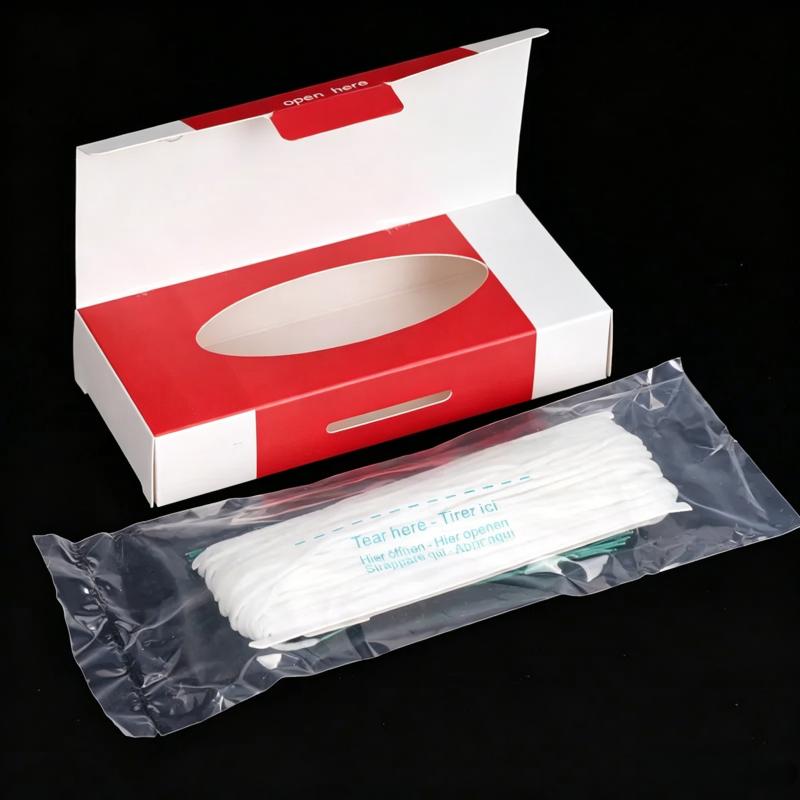 50pcs/box Expanding Dental Floss Water-Activated Thickening Dental Floss Multifunctional Cleaning Wire with Stiffened End