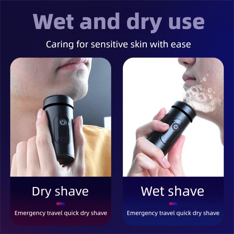 Xiaomi New Small Steel Cannon Mini Electric Shaver Convenient Travel and Business Men's Shaver Washable Beard Knife