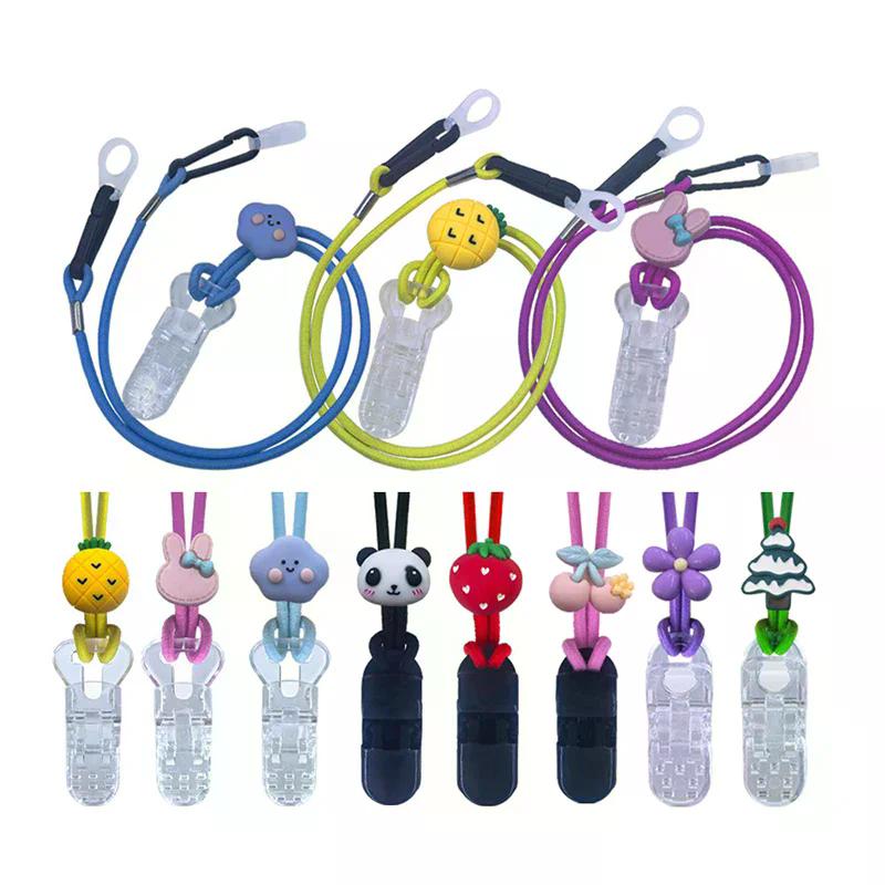 Hearing Aid Rope Lanyard Cartoon Fashionable Lovely BTE Hearing Aid Clip Holder For Children Kids Elderly Anti Lost Double Ear