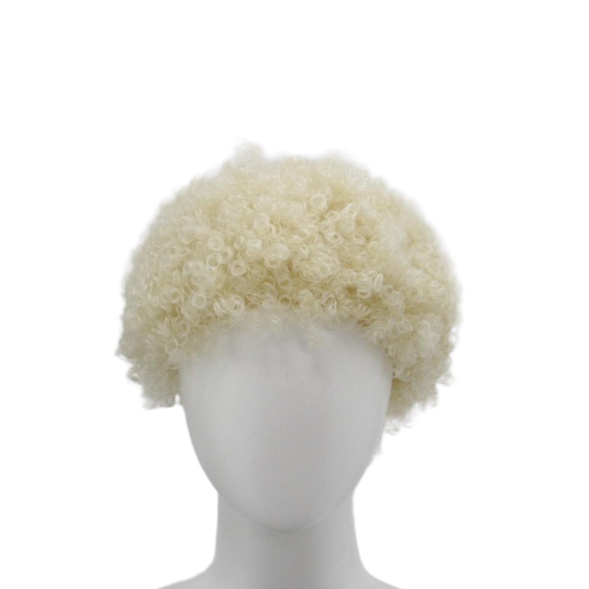 Парик клоуна 80-х годов Афро-пуф Синтетический Смешной Хэллоуин Косплей Аниме Вечеринка Рождество Маскарад Причудливый Костюм Аксессуар золотой